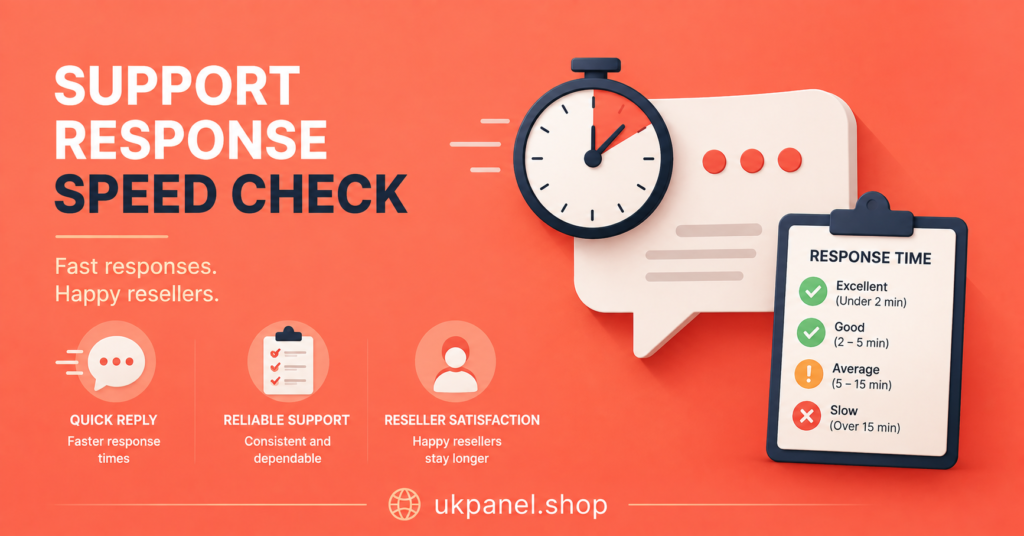 Support response speed check
